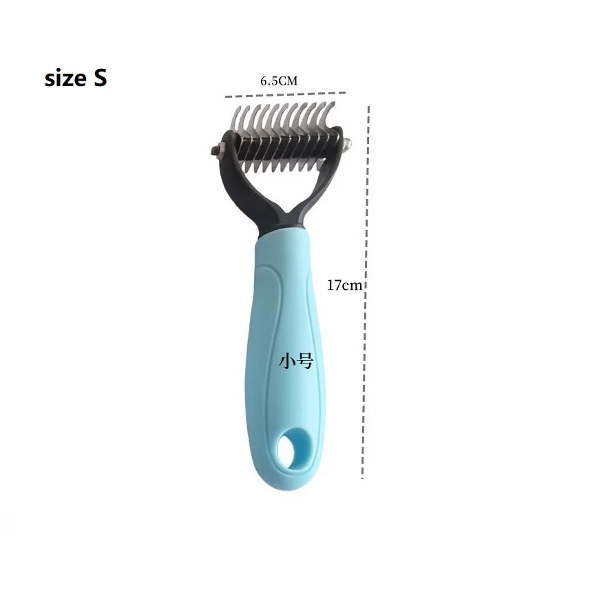Professional Pet Deshedding Brush Dog Hair Remover Pet Fur Knot Cutter Puppy Cat Comb Brushes Dogs Grooming Shedding Supplies
