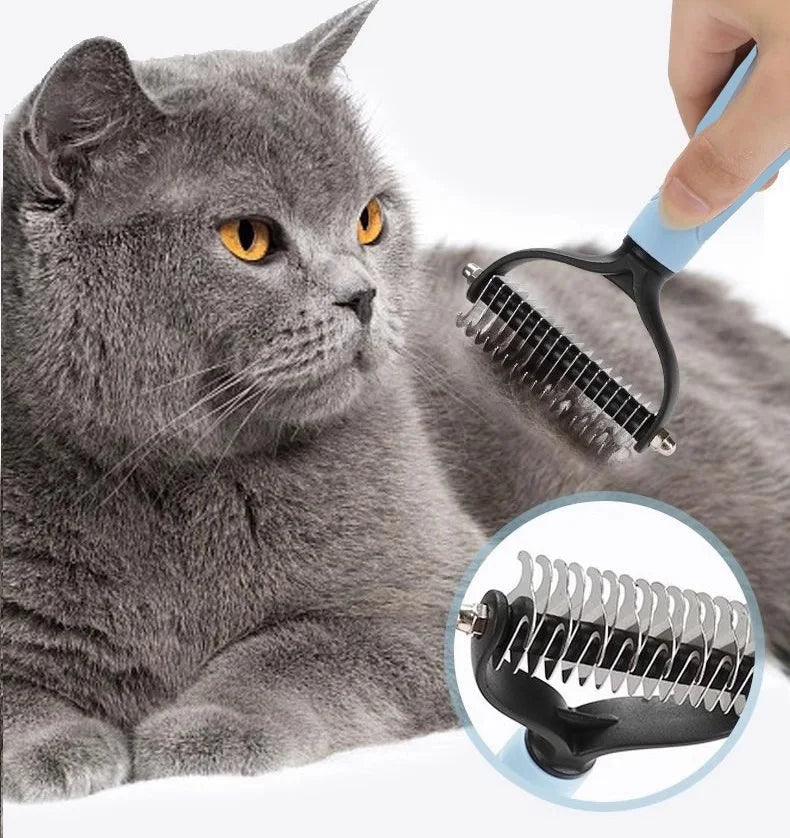 Professional Pet Deshedding Brush Dog Hair Remover Pet Fur Knot Cutter Puppy Cat Comb Brushes Dogs Grooming Shedding Supplies