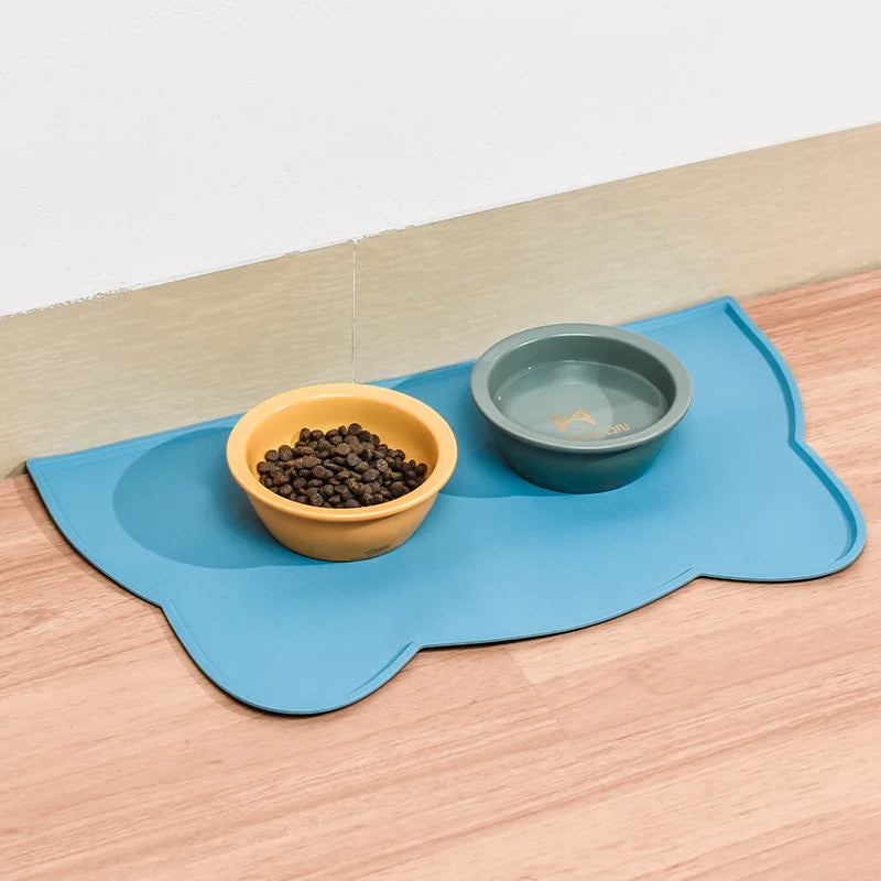 Silicone Pet Food Mat for Dog Cat Waterproof Pet Feeding Mat Non Slip Puppy Cat Food Mat Dog Water Bowl Pad Pet Supplies