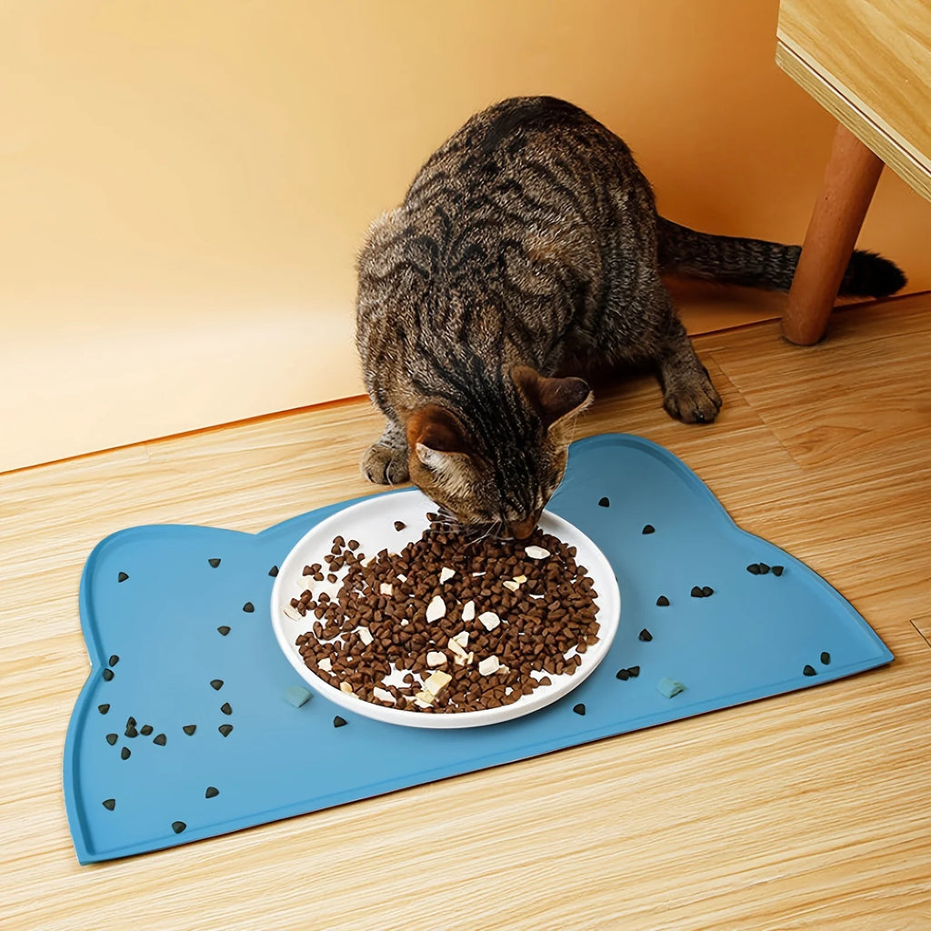 Silicone Pet Food Mat for Dog Cat Waterproof Pet Feeding Mat Non Slip Puppy Cat Food Mat Dog Water Bowl Pad Pet Supplies