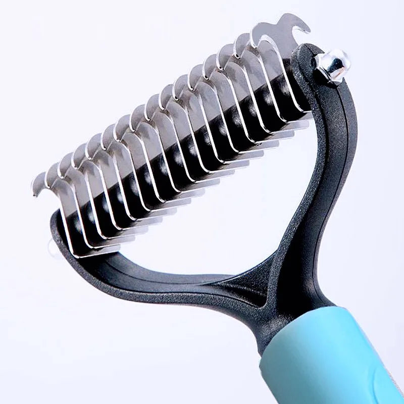 Professional Pet Deshedding Brush Dog Hair Remover Pet Fur Knot Cutter Puppy Cat Comb Brushes Dogs Grooming Shedding Supplies