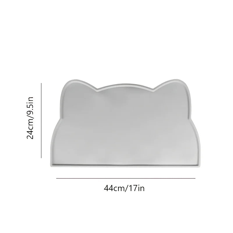 Silicone Pet Food Mat for Dog Cat Waterproof Pet Feeding Mat Non Slip Puppy Cat Food Mat Dog Water Bowl Pad Pet Supplies